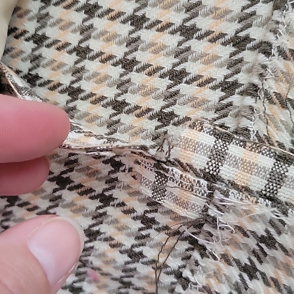 Yellow Plaid Pencil Wool Blend Skirt Size XS - Picture 10 of 10